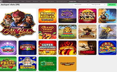 10bet Casino Jackpot Games Page