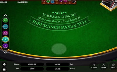 Blackjack Tables at Arctic Spins