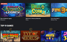 The Official Lobby of the BetMGM Online Casino