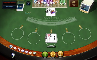 Slots Heaven Casino and Progressive Blackjack Table