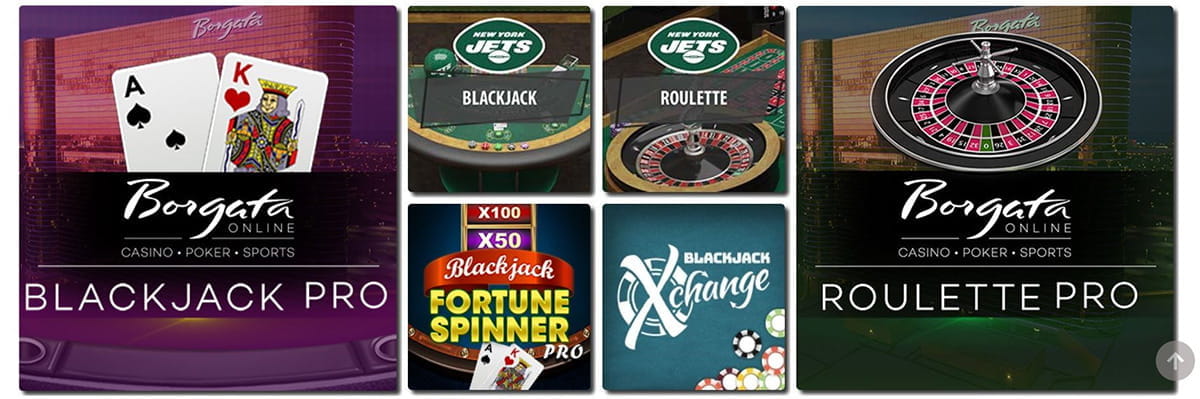 The table games catalogue in Borgata casino NJ