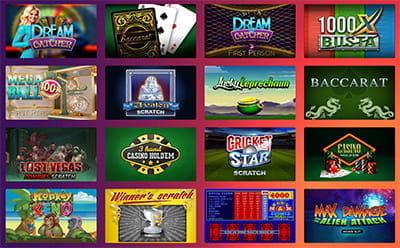A showcase of the Other Games at Casino Gods