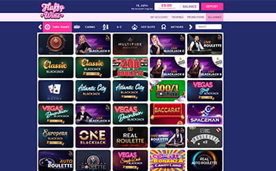 Blackjack Selection