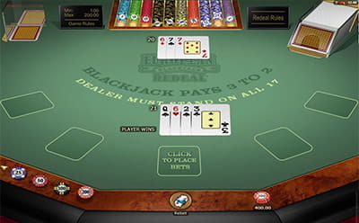 Blackjack at the Casino