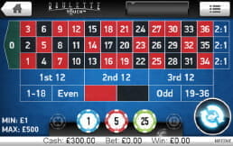 The Mobile Roulette Games by NetEnt Touch