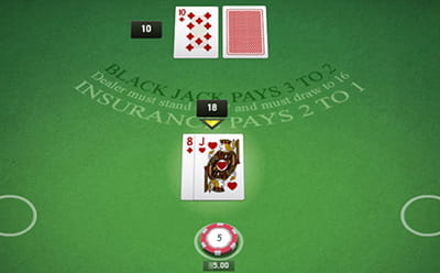 Blackjack at Playzee Casino