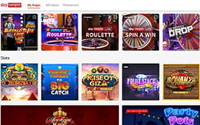 The Official Lobby of the SkyVegas Online Casino