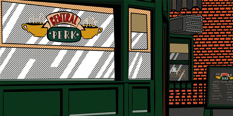 Friends Central Perk Café Facade