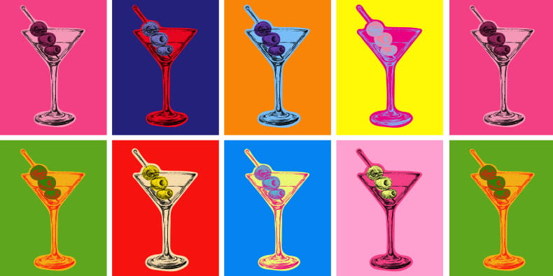 Cocktails in the Bar on the Casino Floor